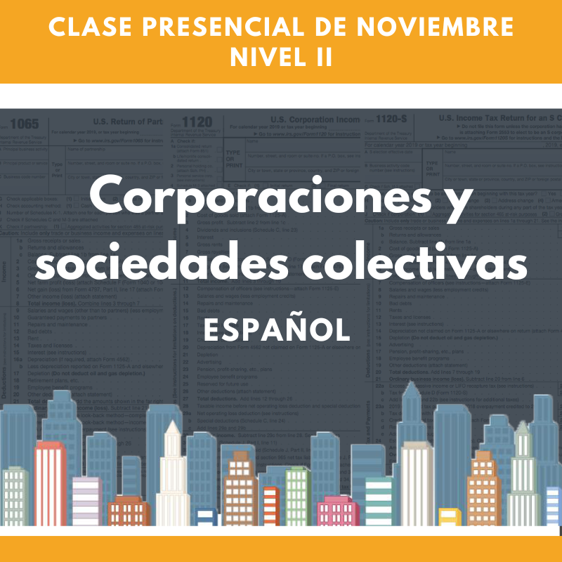 clase presencial de noviembre nivel 2 corporaciones y sociedades colectivas