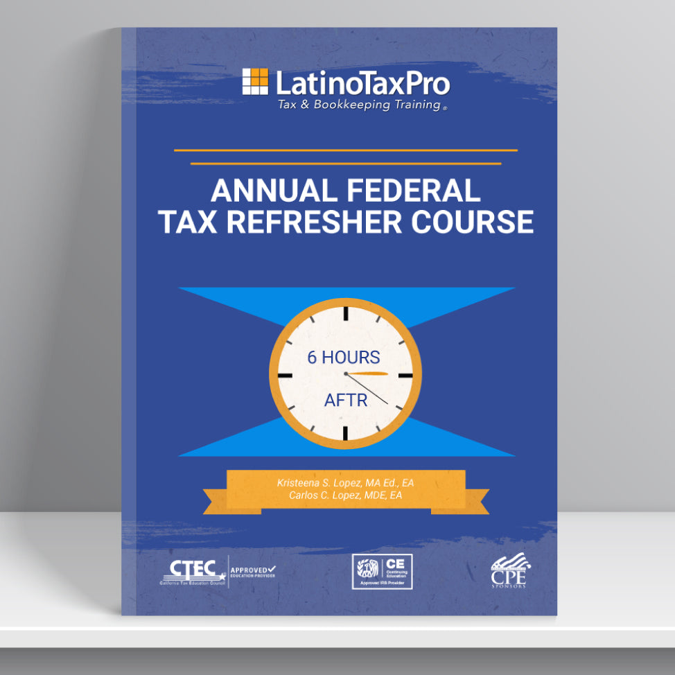 Annual Federal Tax Refresher eBook