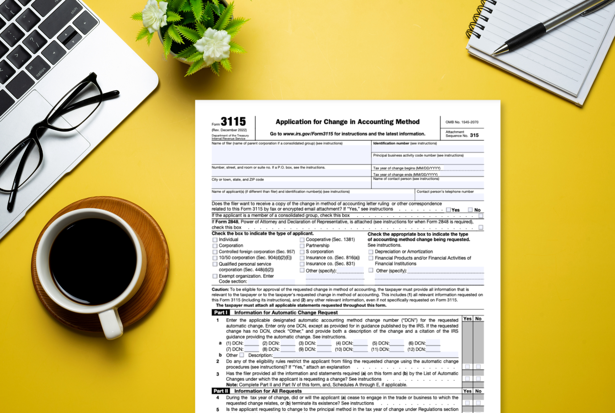 Helping Tax Clients Manage Change With IRS Form 3115