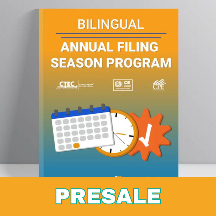 Bilingual Annual Filing Season Program