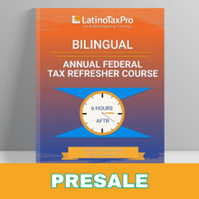 Load image into Gallery viewer, Bilingual Annual Federal Tax Refresher