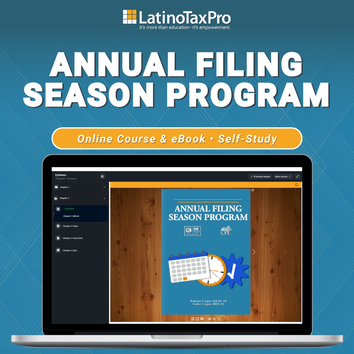 Annual Filing Season Program eBook