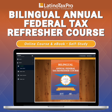 Load image into Gallery viewer, Bilingual Annual Federal Tax Refresher