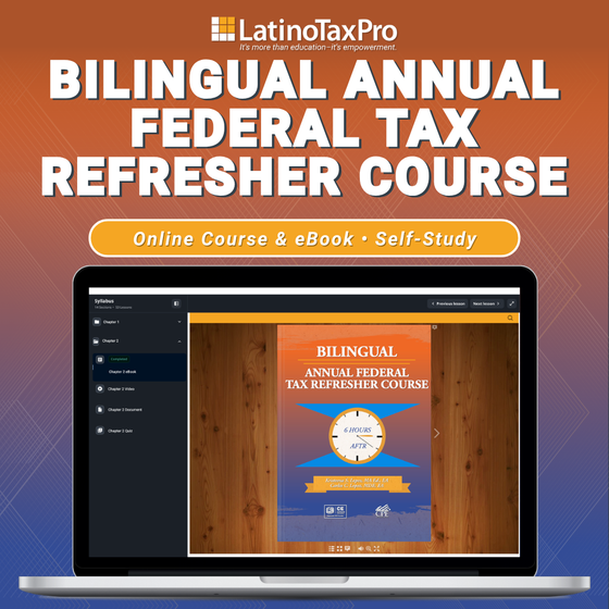 Bilingual Annual Federal Tax Refresher
