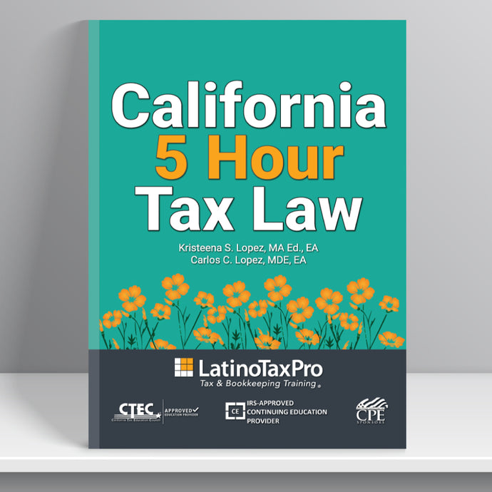 California 5 Hour Tax Law eBook