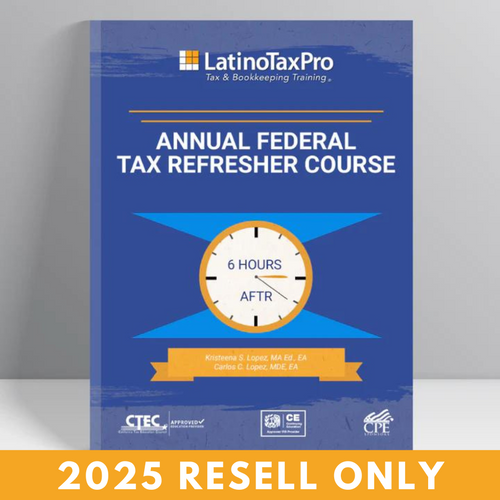 Seats - Annual Federal Tax Refresher eBook