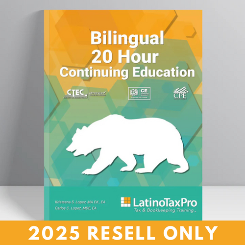 Seats - Bilingual CTEC 20 Hour Continuing Education eBook