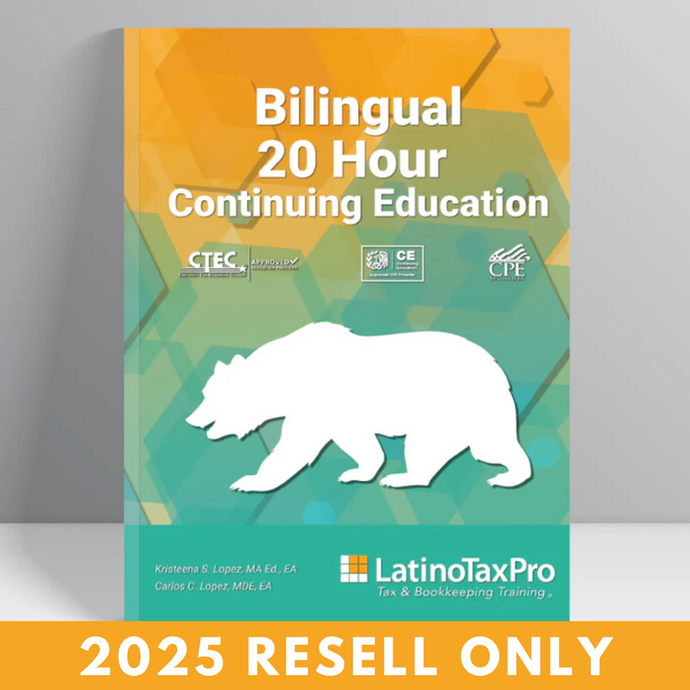 Seats - Bilingual CTEC 20 Hour Continuing Education eBook