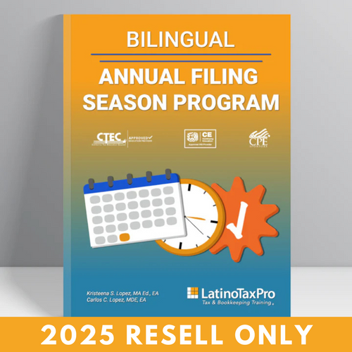 Seats - Bilingual Annual Filing Season Program eBook