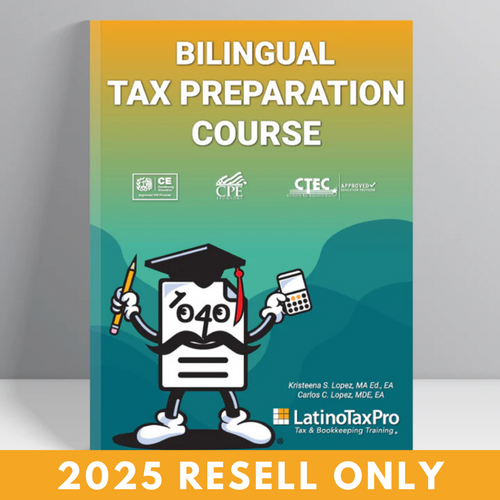 Seats - Bilingual Tax Preparation Course eBook