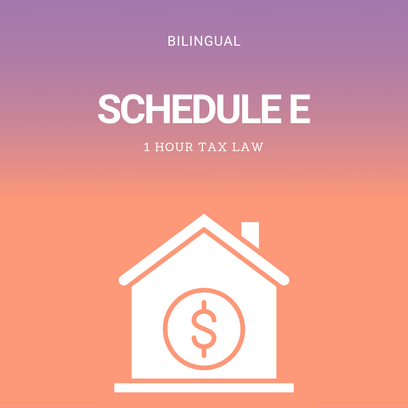 Bilingual Schedule E