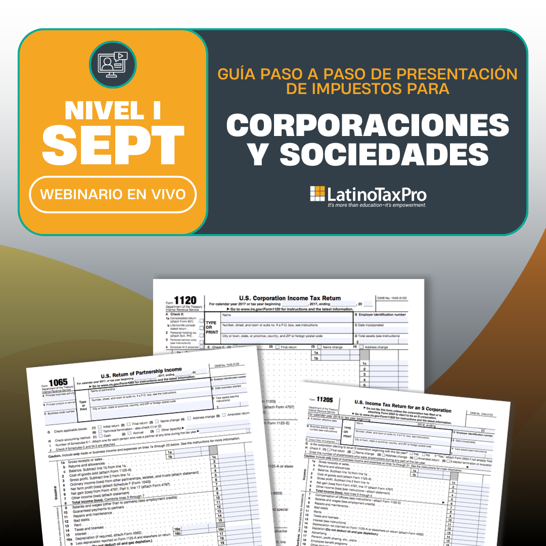 Nivel I Septiembre: Guía Paso a Paso de Presentación de Impuestos para Corporaciones y Sociedades