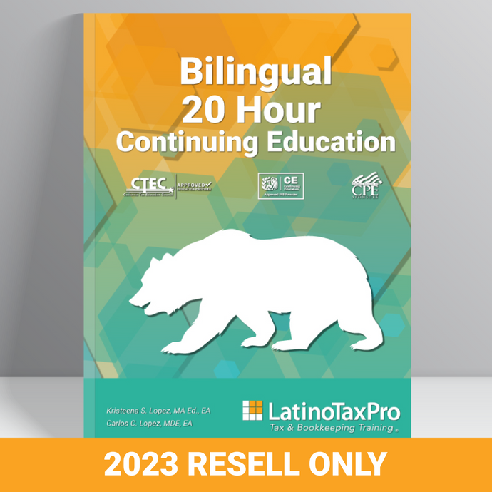 Seats - Bilingual CTEC 20 Hour Continuing Education eBook