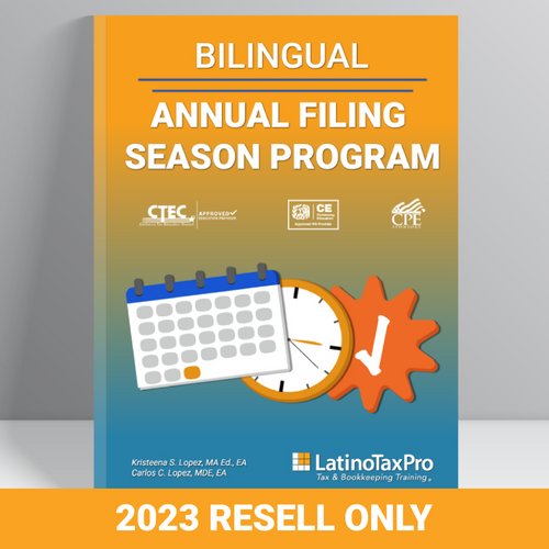 Seats - Bilingual Annual Filing Season Program eBook