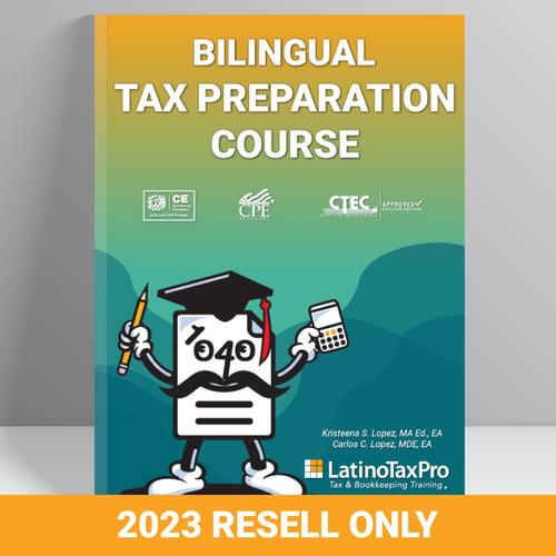 Seats - Bilingual Tax Preparation Course eBook