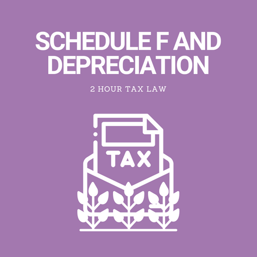 Schedule F and Depreciation