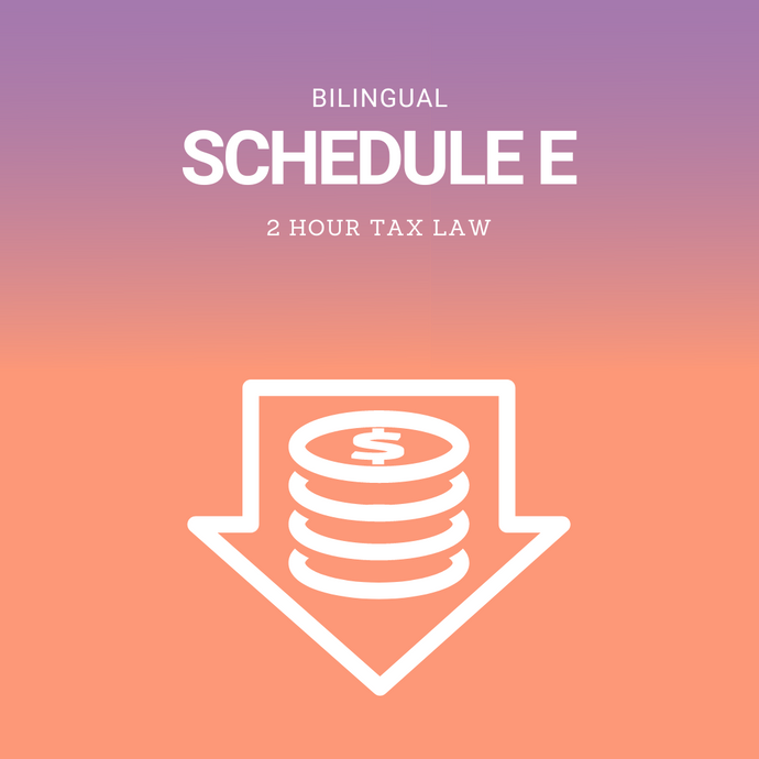 Bilingual Schedule E