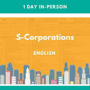 S-Corporations In-Person