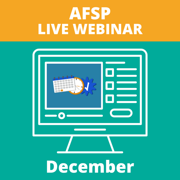 AFSP Live Webinar December