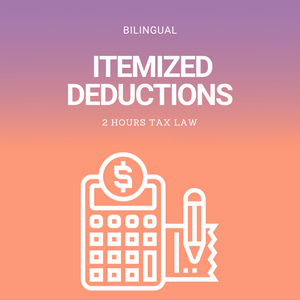 Bilingual Itemized Deductions