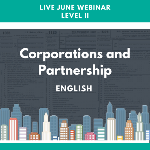 Level II: Live June Corporations and Partnership Webinar