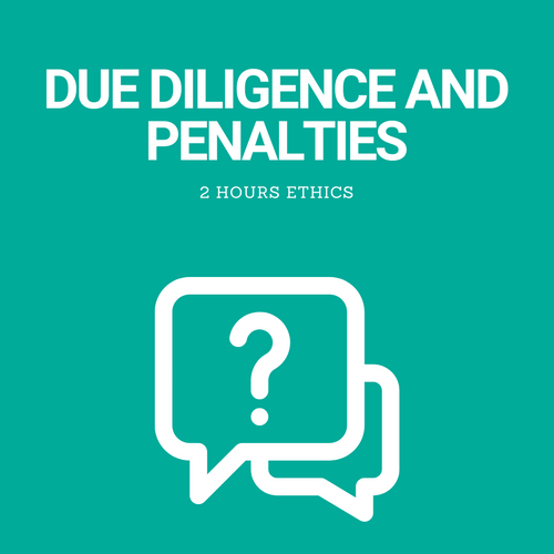 Due Diligence and Penalties